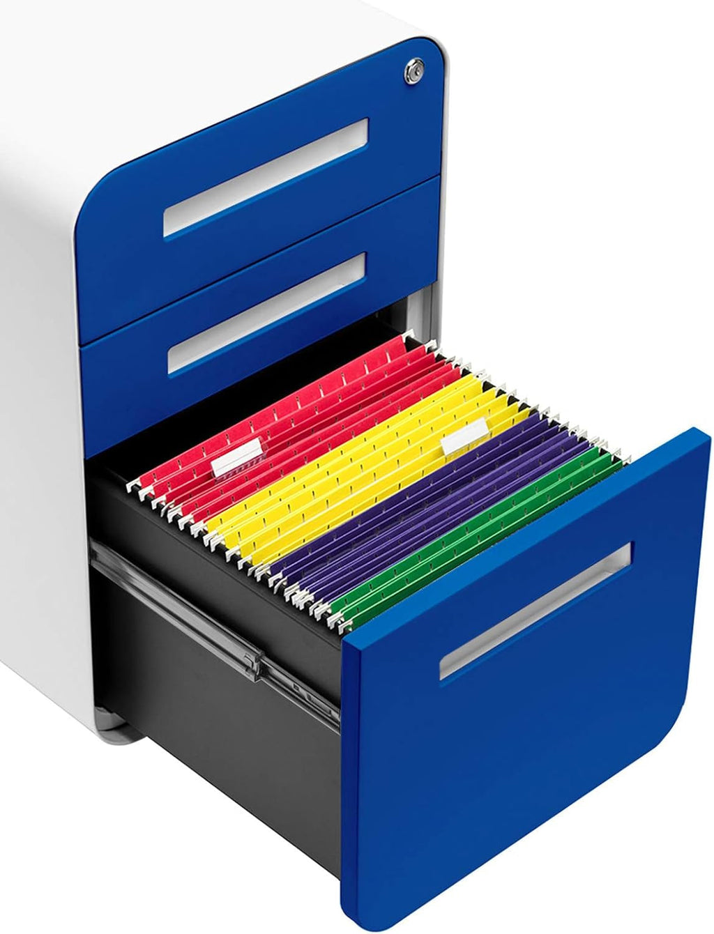 Stockpile 3 Drawer File Cabinet With Lock Under Desk