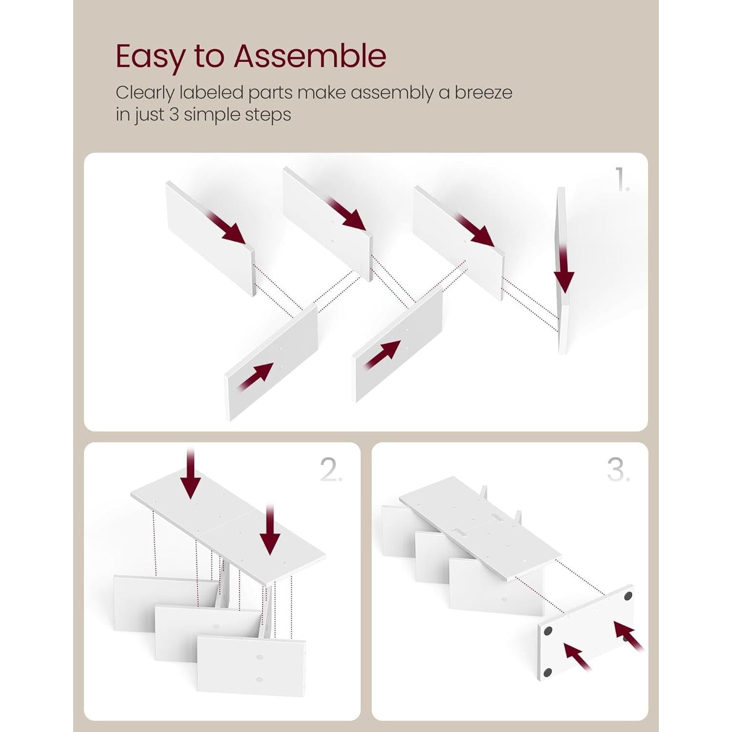 Cloud White Tree Bookshelf Five Tier Corner Shelf Unit